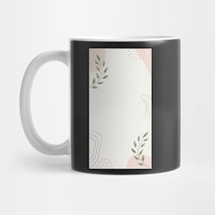 Abstract Essence: Aesthetic Geometric Watercolors Mug